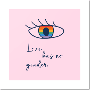 Love has no gender Posters and Art